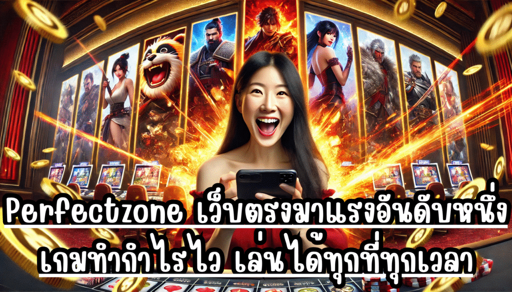 Perfectzone เว็บตรงมาแรงอันดับหนึ่ง เกมทำกำไรไว เล่นได้ทุกที่ทุกเวลา