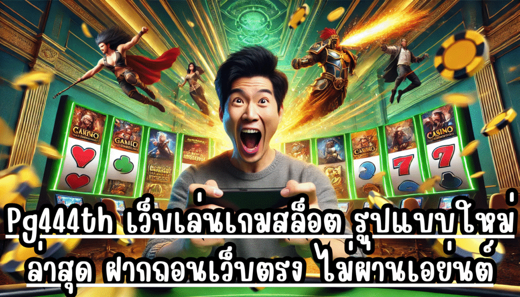 Pg444th เว็บเล่นเกมสล็อต รูปแบบใหม่ล่าสุด ฝากถอนเว็บตรง ไม่ผ่านเอย่นต์