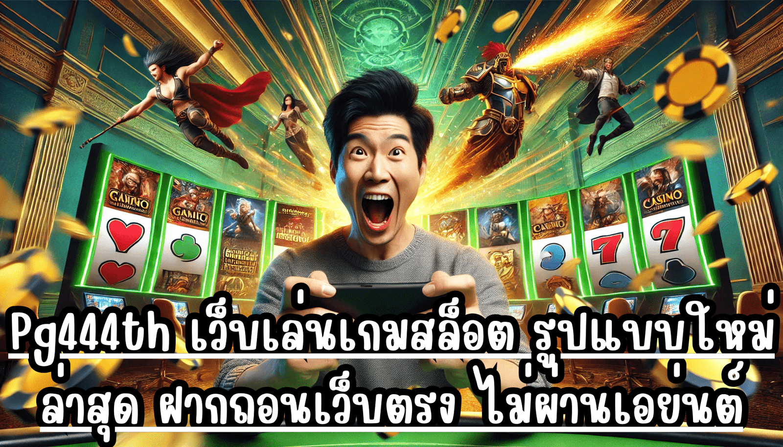 Pg444th เว็บเล่นเกมสล็อต รูปแบบใหม่ล่าสุด ฝากถอนเว็บตรง ไม่ผ่านเอย่นต์